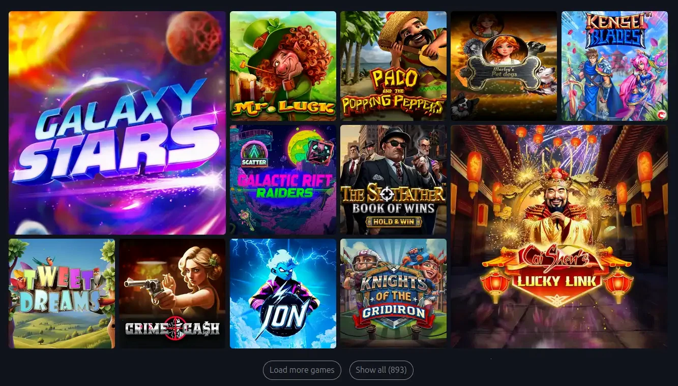 Panoramica dei giochi disponibili su Lucky Casino online